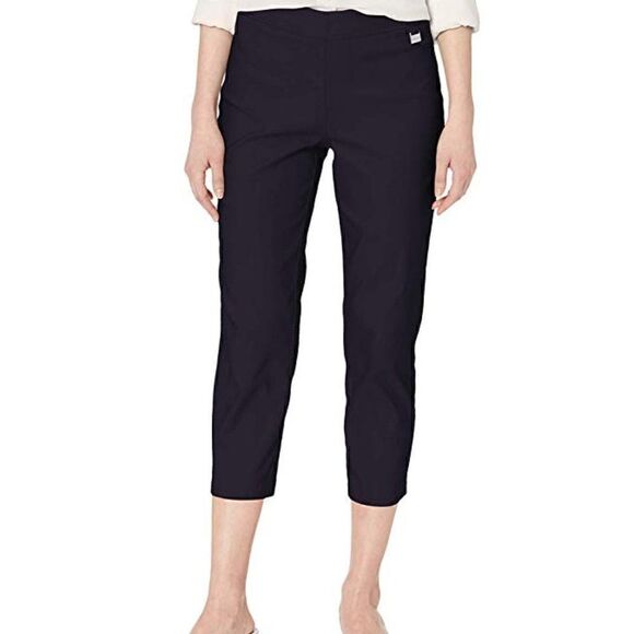 NWT Nanette Lepore Navy Cropped Ankle Pants 4 - Picture 1 of 5